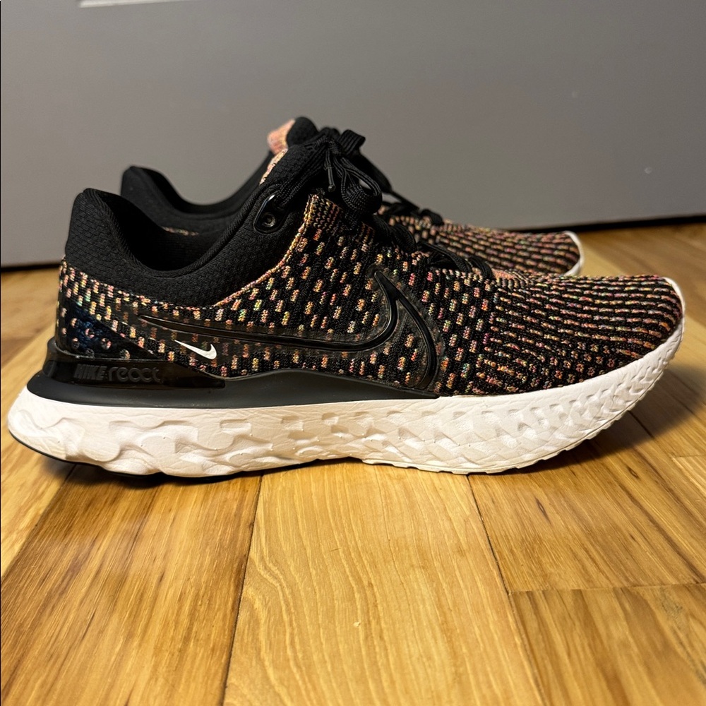Nike React Infinity Run Flyknit 3 | Black Multi | Women’s Running Sneakers